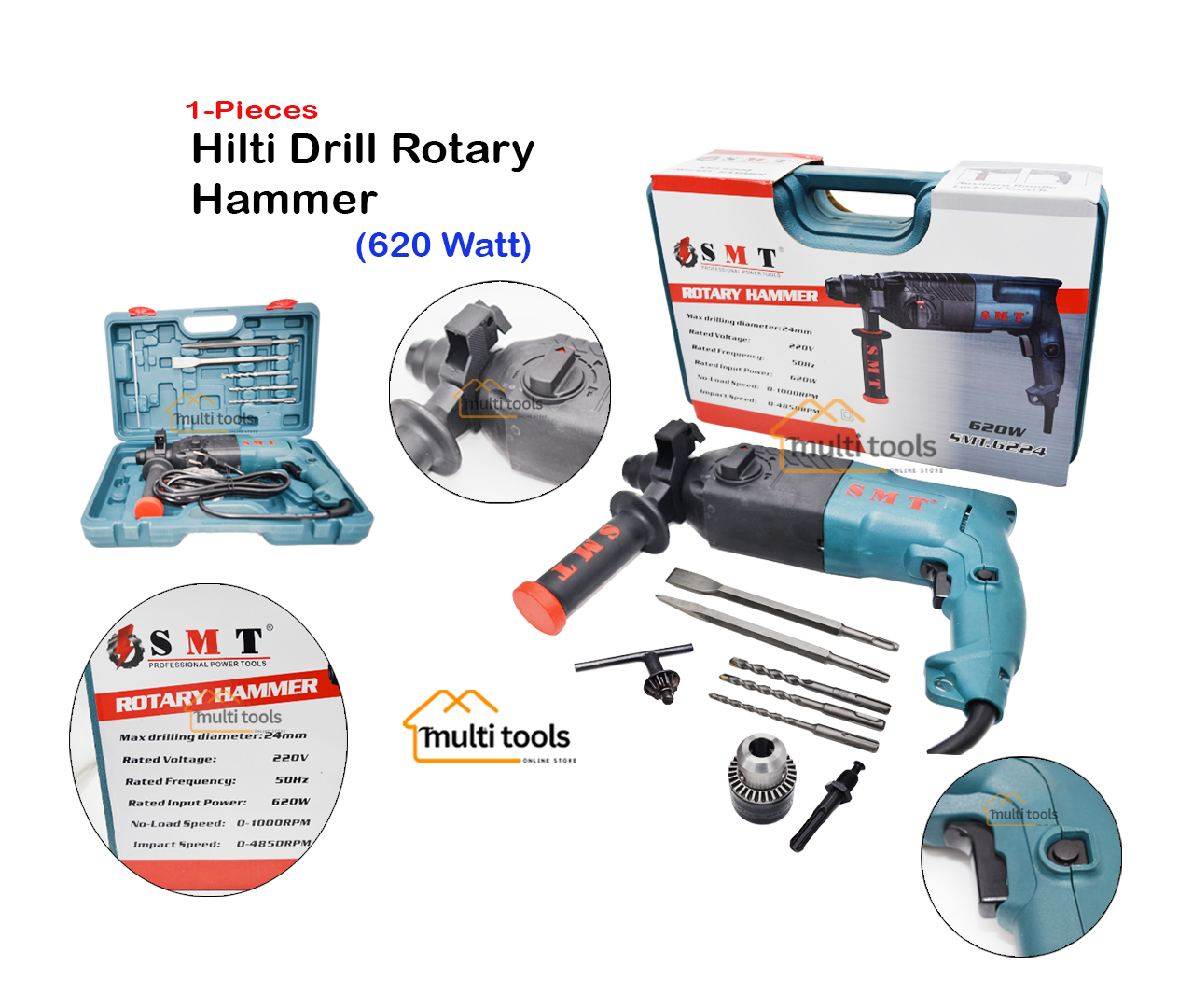 Hilti Drill Rotary Hammer (620W)